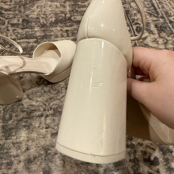 Circus by Sam Edelman Bailey Cream Platform Shoes size 10 - Picture 7 of 10